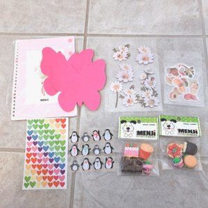 Sticker Cute Stationary - Stickers, Notepad, Notebook, Erasers 🎀